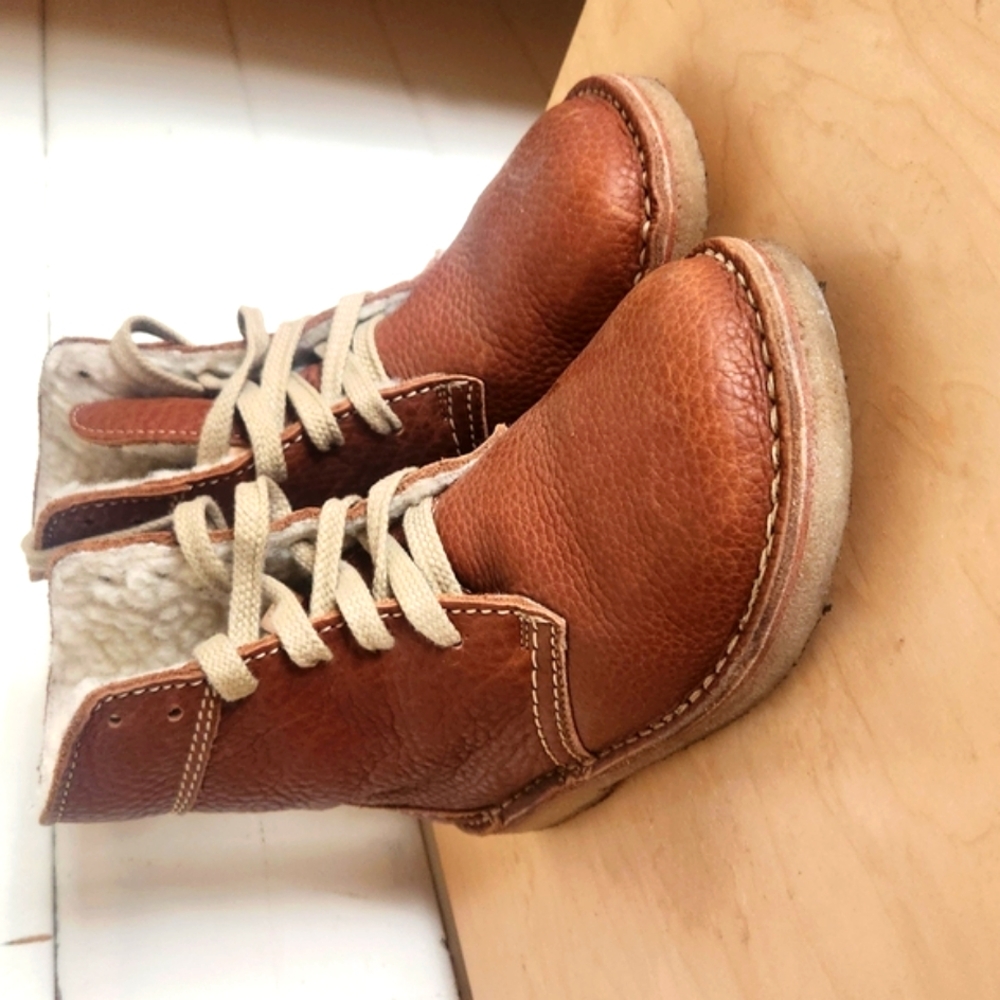 Brown Leather Ankle Boots